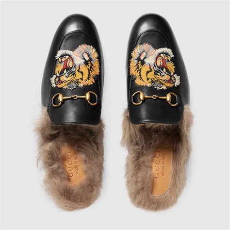 gucci slippers tiger|princetown slipper gucci.